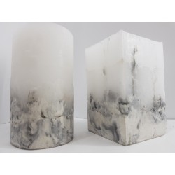 Candles Decorative candles Concrete candles Handmade candles Exclusive candles Set of candles