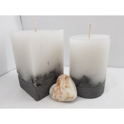 Candles Decorative candles Concrete candles Handmade candles Exclusive candles Set of candles