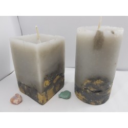 Candles Decorative candles Concrete candles Handmade candles Exclusive candles Set of candles