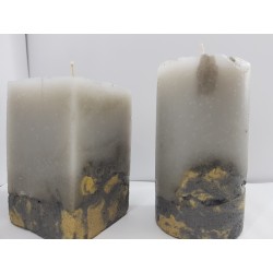 Candles Decorative candles Concrete candles Handmade candles Exclusive candles Set of candles