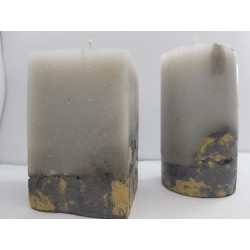 Candles Decorative candles Concrete candles Handmade candles Exclusive candles Set of candles