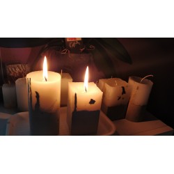 Candles Decorative candles Concrete candles Handmade candles Exclusive candles Set of candles