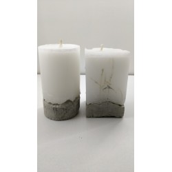 Candles Decorative candles Concrete candles Handmade candles Exclusive candles Set of candles