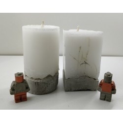 Candles Decorative candles Concrete candles Handmade candles Exclusive candles Set of candles