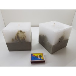 Candles Decorative candles Concrete candles Handmade candles Exclusive candles Set of candles