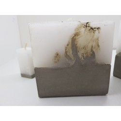 Candles Decorative candles Concrete candles Handmade candles Exclusive candles Set of candles