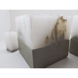 Candles Decorative candles Concrete candles Handmade candles Exclusive candles Set of candles