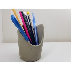 Holder Pencil glass Concrete pencil glass Handmade holder Stand glass Stand glass handmade