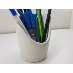 Pencil glass Stands for pens desktop Buy stand for pens Stand on the table for office Glass stand made of concrete