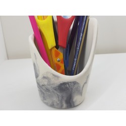 Holder Pencil glass Concrete pencil glass Handmade holder Stand glass Stand glass handmade