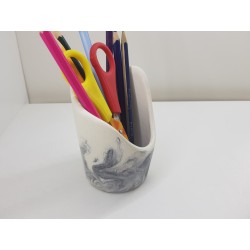 Holder Pencil glass Concrete pencil glass Handmade holder Stand glass Stand glass handmade