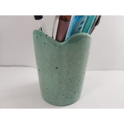 Holder Pencil glass Concrete pencil glass Handmade holder Stand glass Stand glass handmade