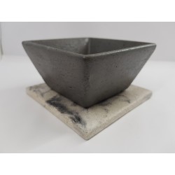 Modern bowl Unique bowl Square bowl Minimalism Decor Design Buy a bowl To order a bowl Industrial bowl Cement bowl