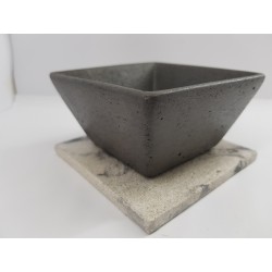 Modern bowl Unique bowl Square bowl Minimalism Decor Design Buy a bowl To order a bowl Industrial bowl Cement bowl