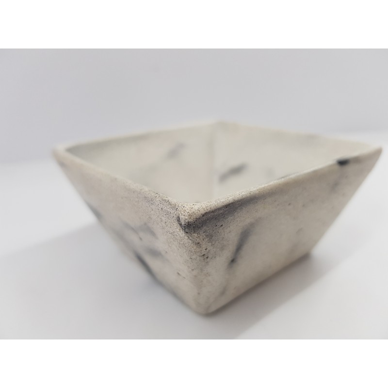 Bowl Bowl for sauce Concrete bowl Handmade bowl Square bowl