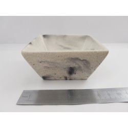 Bowl Bowl for sauce Concrete bowl Handmade bowl Square bowl