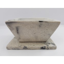 Bowl Bowl for sauce Concrete bowl Handmade bowl Square bowl