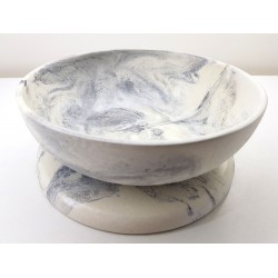 Plate Concrete plate Hand-made plate Concrete tableware
Exclusive dishes