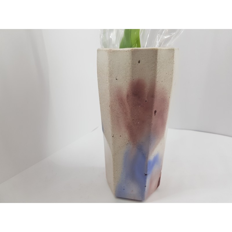 Vase Flower vase Concrete flower vase Handmade Exclusive flower vase