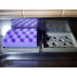 Sponge holder Kitchen Sponge Holder Concrete sponge holder Sponge holder in the sink Sponge holder for the kitchen