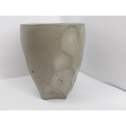 Handmade concrete cocktail glasses