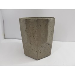 Handmade concrete cocktail glasses