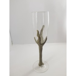 Glass, Champagne glass, Champagne, Handmade glass, Concrete, Handmade