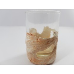 Decorative shot glass for rum Handmade shot glass