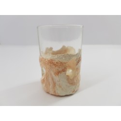 Decorative shot glass for rum Handmade shot glass