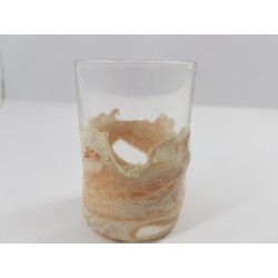 Decorative shot glass for rum Handmade shot glass