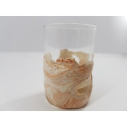 Decorative shot glass for rum Handmade shot glass