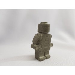 Figurine similar to Lego Concrete man similar to Lego Figurine of a robot similar to Lego Handmade Concrete