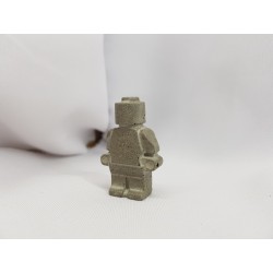 Figurine similar to Lego Concrete man similar to Lego Figurine of a robot similar to Lego Handmade Concrete