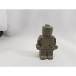 Figurine similar to Lego Concrete man similar to Lego Figurine of a robot similar to Lego Handmade Concrete