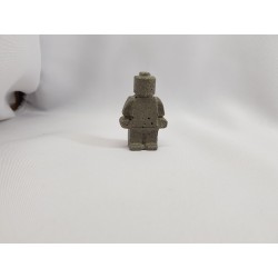 Figurine similar to Lego Concrete man similar to Lego Figurine of a robot similar to Lego Handmade Concrete