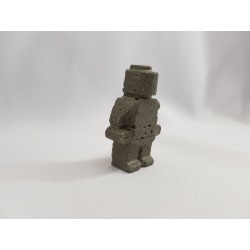 Figurine similar to Lego Concrete man similar to Lego Figurine of a robot similar to Lego Handmade Concrete