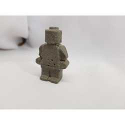 Figurine similar to Lego Concrete man similar to Lego Figurine of a robot similar to Lego Handmade Concrete