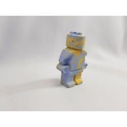 Figurine similar to Lego Concrete man similar to Lego Figurine of a robot similar to Lego Handmade Concrete