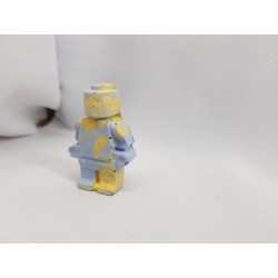 Figurine similar to Lego Concrete man similar to Lego Figurine of a robot similar to Lego Handmade Concrete