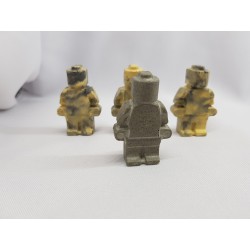 Figurine similar to Lego Concrete man similar to Lego Figurine of a robot similar to Lego Handmade Concrete