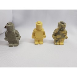 Figurine similar to Lego Concrete man similar to Lego Figurine of a robot similar to Lego Handmade Concrete