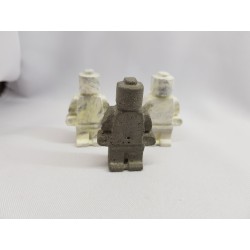 Figurine similar to Lego Concrete man similar to Lego Figurine of a robot similar to Lego Handmade Concrete