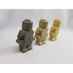 Figures similar to Lego Concrete man similar to Lego Figures of a robot similar to Lego Handmade Concrete