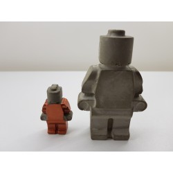 Figures similar to Lego Concrete man similar to Lego Figures of a robot similar to Lego Handmade Concrete