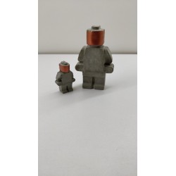 Figures similar to Lego Concrete man similar to Lego Figures of a robot similar to Lego Handmade Concrete