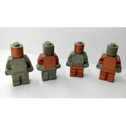 Figures similar to Lego Concrete man similar to Lego Figures of a robot similar to Lego Handmade Concrete