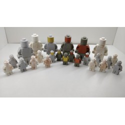 Figures similar to Lego Concrete man similar to Lego Figures of a robot similar to Lego Handmade Concrete