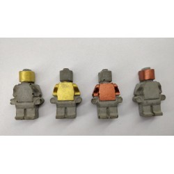 Figures similar to Lego Concrete man similar to Lego Figures of a robot similar to Lego Handmade Concrete