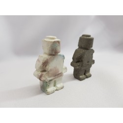 Figures similar to Lego Concrete man similar to Lego Figures of a robot similar to Lego Handmade Concrete