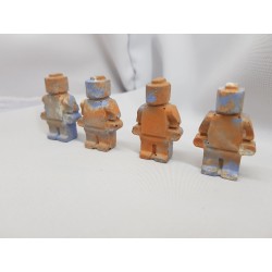 Figures similar to Lego Concrete man similar to Lego Figures of a robot similar to Lego Handmade Concrete